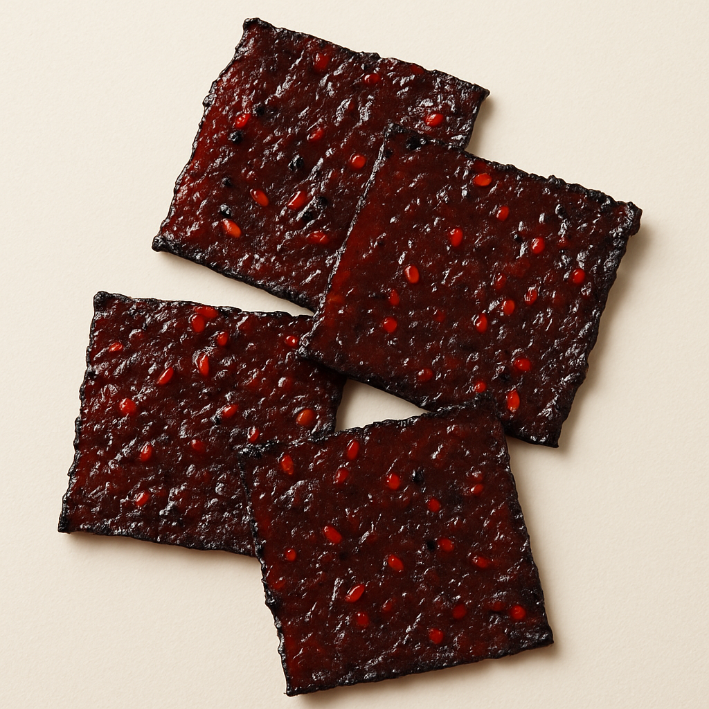 CHAR Chilli Sambal bak kwa — bird's-eye chilli and belacan coating on charcoal-fired pork