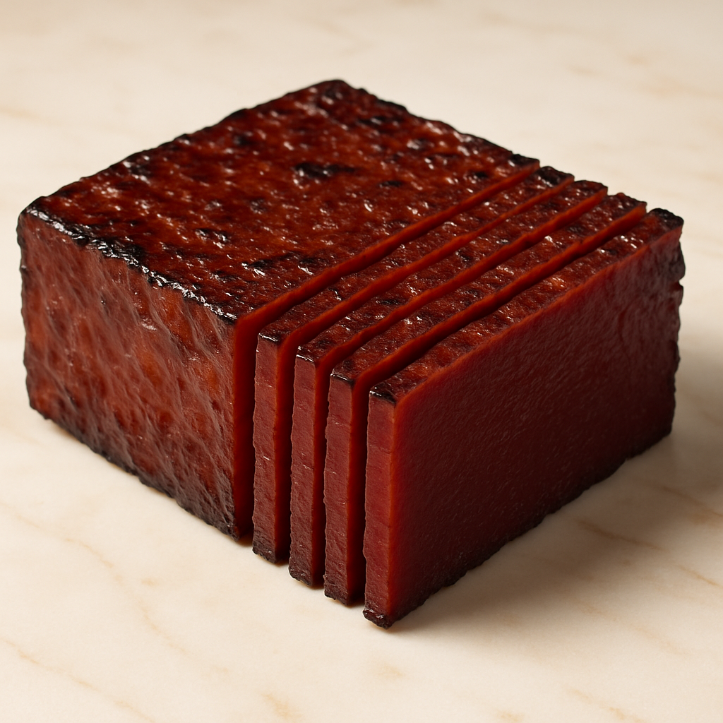CHAR Whole-Cut Slab bak kwa — thick butcher-style slab wrapped in cream paper