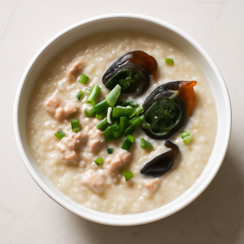 皮蛋瘦肉粥 Century Egg Congee