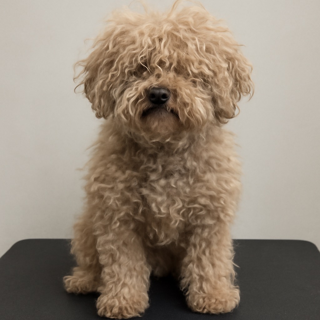 Mochi before grooming