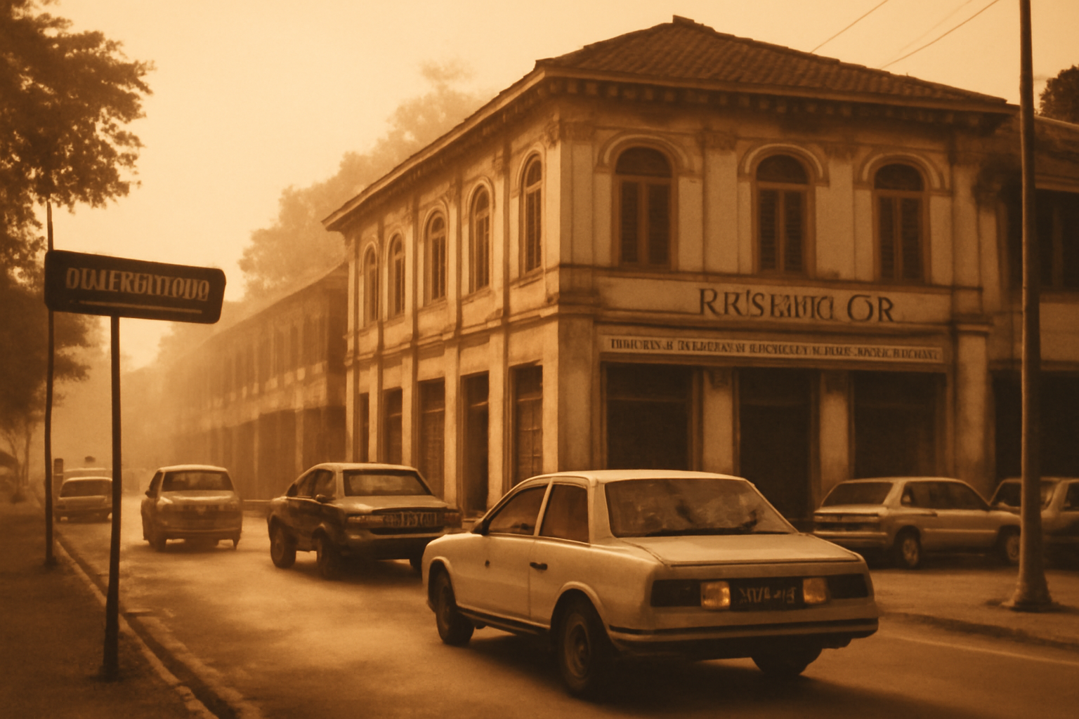 1987年,吉隆坡 Jalan Ampang